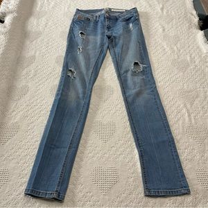 Flying Monkey Ripped Skinny Jeans (28)